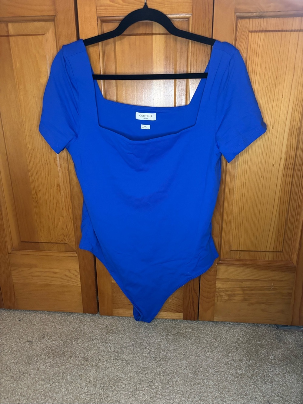 Aritzia - Women's Cobalt Square Neck Short Sleeve Bodysuit